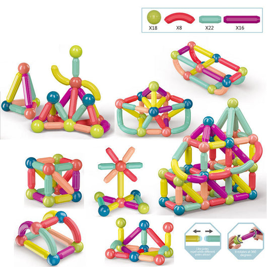 Magnetic Sticks & Balls Building Set