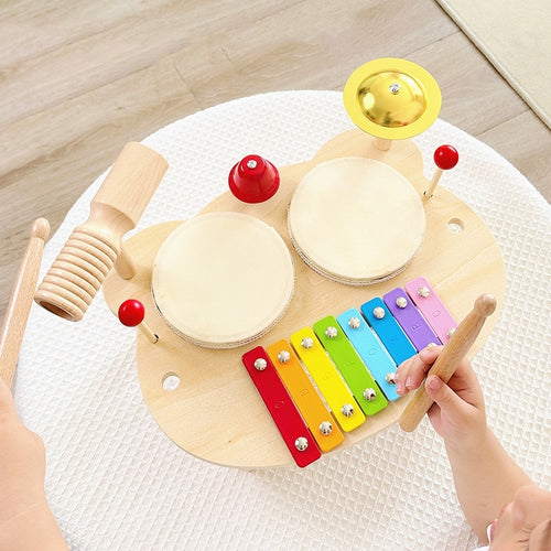 Xylophone Musical Instrument Kids Drum Set for Toddler