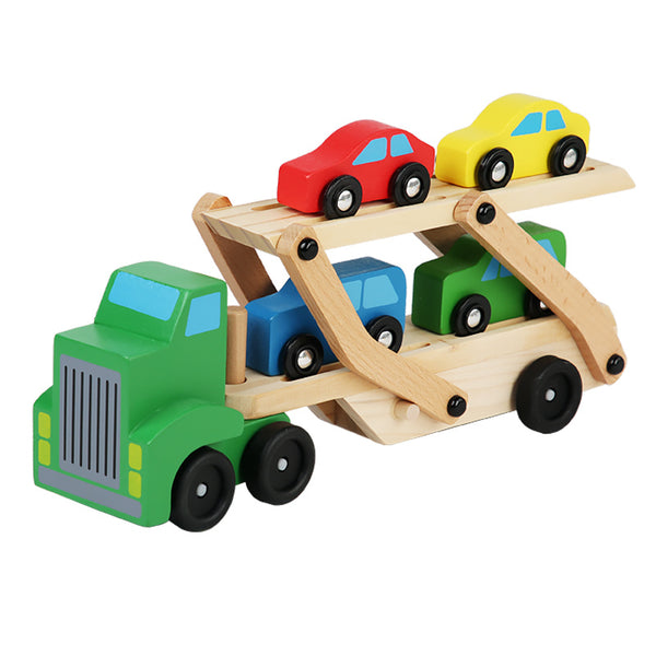 Wooden Car Transporter Truck