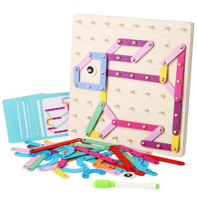 Wooden Nail Board – Shapes & Patterns