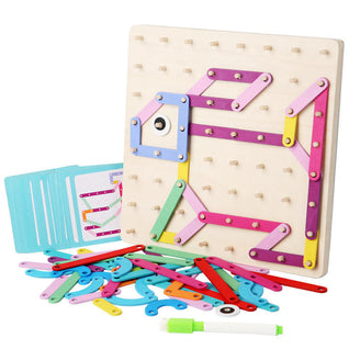 Wooden Nail Board – Shapes & Patterns