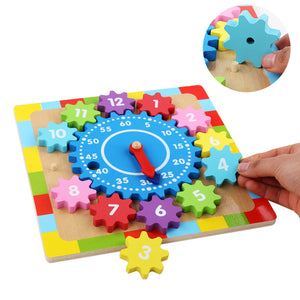 Gear & Clock Learning Board