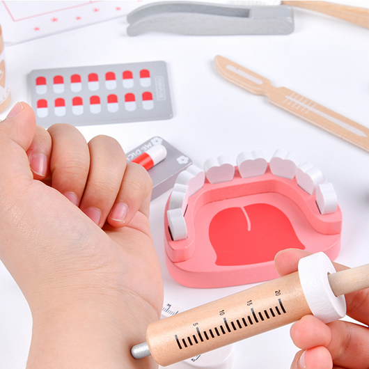 Wooden Doctor's Bag Play Set