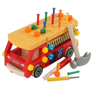 Nut & Bolt Fire Engine Truck Take-Apart Toy