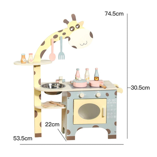 Giraffe Wooden Play Kitchen