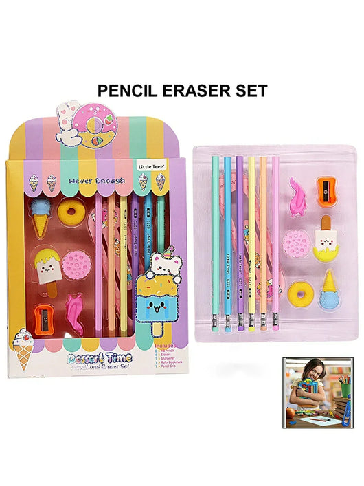 Pencil & Eraser Gift Set