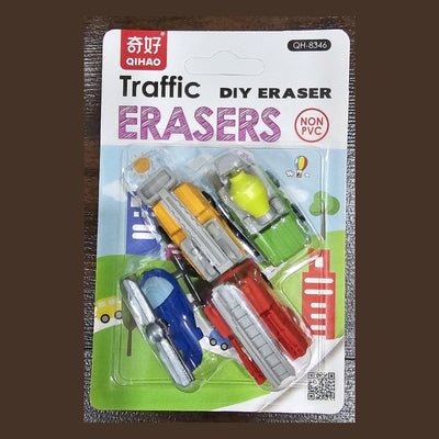 Novelty Eraser Pack, Traffic design