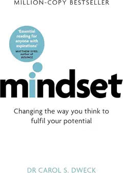 Mindset by Dr Carol S. Dweck, book cover