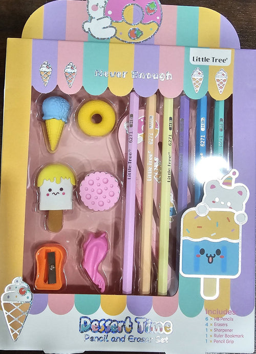 Pencil & Eraser Gift Set