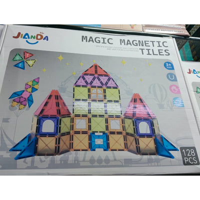 JIANDA Magic Magnetic Tiles 128 pcs box
